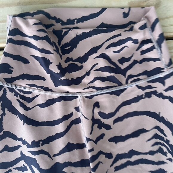 Anthropologie All Fenix Tiger Stripe 7/8 Leggings XS NWOT - Picture 5 of 10